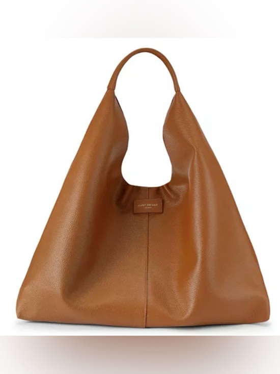 Kurt Geiger Handbags - Kurt Geiger London Violet Brown Leather Slouch Hobo Bag; NWT